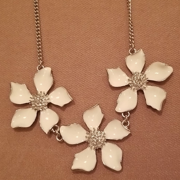 Flower Earrings & Necklace Set - Picture 2 of 6